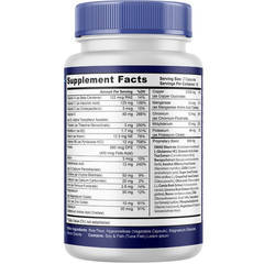 Brain Vex Memory Focus Supplement Cognitive Support Formula w/Bacopa 60 Capsules
