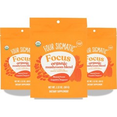 Four Sigmatic Organic Focus Mushroom Blend Dietary Supplement 2.12 Oz 3 Pack