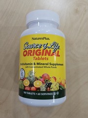 Nature’s Plus Source of Life Multi-Vitamin & Mineral Supplement 180 Tabs Ex 2028