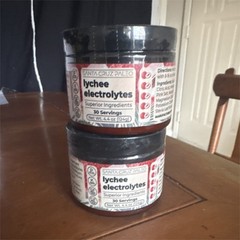 Santa Cruz Paleo Lychee Electrolytes Powder Drink Mix 4.4 oz 30 Servings 2 Tubs