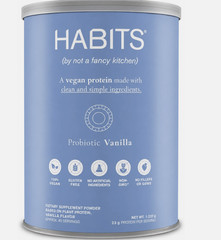 HABITS Vegan Protein Powder Vanilla 1.22kg Plant-Based Protein Blend