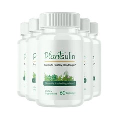 5-Pack Plantsulin for Immune Defense Support and Weight Loss – 300 Capsules