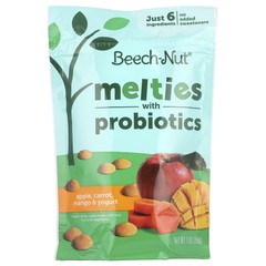 Melties with Probiotics, 8+ Months, Apple, Carrot, Mango & Yogurt, 1 oz (28 g)
