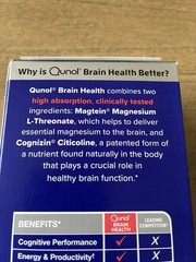 Qunol Brain Health Focus Plus High Absorption 60 Tablets Exp: 04-2027 NEW
