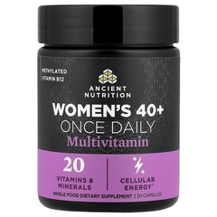 2 X Ancient Nutrition, Women’s 40+ Once Daily Multivitamin, 30 Capsules