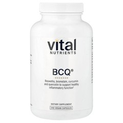 2 X Vital Nutrients, BCQ�, 240 Vegan Capsules