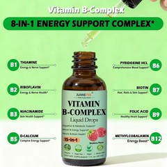 2 Pack Vitamin B Complex Liquid Drops for Women Men & 1 Fl Oz (Pack of 2)