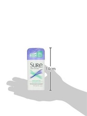 Sure Deodorant Invisible Solid,Unscented – 2.6 Ounce (Pack of 3), Clear