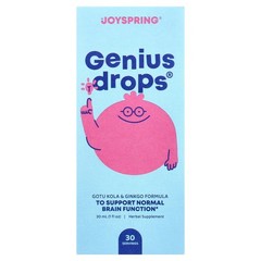 2 X JoySpring, Genius Drops�, 1 fl oz (30 ml)
