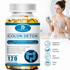 FIDERNIC Colon Cleanse 120 Capsules Herbal Dietary Supplement
