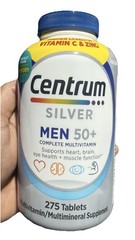 ✳️🔥Centrum Silver Men 50+ Multivitamin, 275 Tablets exp 2/28 Free Shipping!✳️🔥