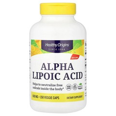 2 X Healthy Origins, Alpha Lipoic Acid, 600 mg, 150 Veggie Caps