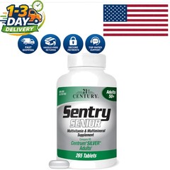 Sentry Senior Multivitamin Tablets 265 Count – Essential Nutrients for Ages 50+