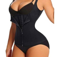 Women’s Sports Sauna Sweat Waist Trainer Vest Zipper Gym Slimming Body Shaper US