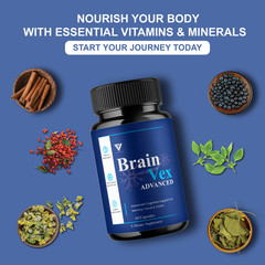 (3 Pack) Brain Vex Advanced, BrainVex Brain Health Formula (180 Capsules)