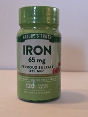 Nature’s Truth Iron 65mg 120 Caps 03/2027