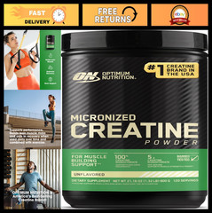 Micronized Creatine Monohydrate Powder – Supports Strength & Recovery, 120 Servi