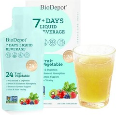 BioDepot 7 Day Liquid Detox Cleanse 24 Fruit & Vegetable Non-GMO Exp 10/2027