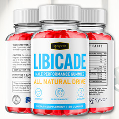 (2 Pack) Libicade Gummys Advanced Male Support Formula Vitamin 120 Gummies
