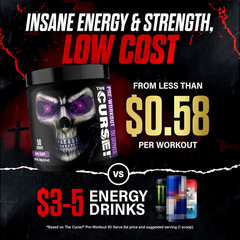 the Curse! Tropical Storm Pre Workout Powder with Creatine – Extreme Energy Prew