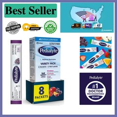 Doctor-Recommended Hydration Drink – 8 Pack Electrolyte Powder Variety Flavors