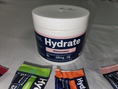 Hydrate Electrolyte Drink Mix (Watermelon, 30 Servings) Sugar-Free, Keto-Frie…