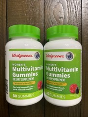 Walgreens Women’s Multivitamin Gummies 80 Ct Each Exp 05/2026 Lot of 2