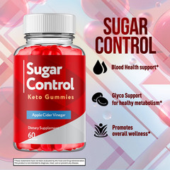 (3 Pack) Sugar Control Keto ACV Gummy Vitamins 1000MG SugarControl Vitamin 180