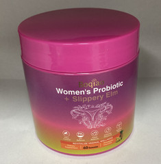 Boqiao Women’s Probiotic + Slippery Elm Pineapple Gummies, 60 Count