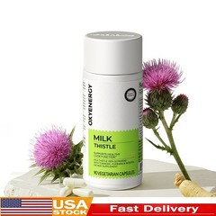 OxyEnergy Milk Thistle 300mg | Liver Detox Support with Silymarin & Vitamin C*