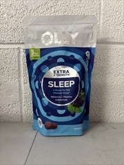 OLLY Extra Strength Sleep Gummies 120 Ct Melatonin Theanine Blackberry Exp: 7/26