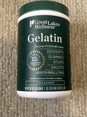 Great Lakes Wellness Beef Gelatin Powder for Culinary 16 Ounce (Pack of 1)
