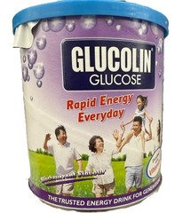 Glucolin Glucose Energy Boost Powder Blackcurrant Flavor 420g Vitamin C