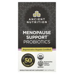 2 X Ancient Nutrition, Menopause Support Probiotics, 50 Billion CFU, 60 Capsule