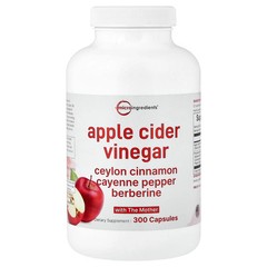 2 X Micro Ingredients, Apple Cider Vinegar With The Mother, 300 Capsules