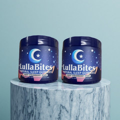 Sleep LullaBites-Natural Gummies With 5-HTP,L-Theanine,Magnesium & Valerian Root