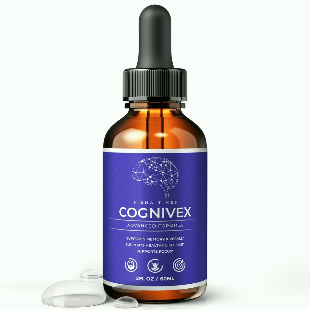 Cognivex Drops, Liquid Supplement to Support Brain Health & Memory (30 Serv)