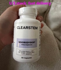 CLEARSTEM MINDBODYSKIN 90 Caps Skin Hair Nails Supplement Exp 06/27