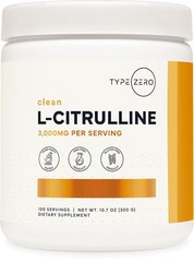 L Citrulline Base Powder 3000mg Per Serving 100 Servings L Citrulline