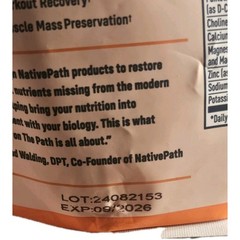 Delicious Peach/Mango Electrolyte Powder with BCAAs – 30 Servings. Exp 9/2026
