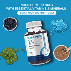 Ultra Peak XL Gummies, UltraPeakXL Advanced Formula (1 Month Supply)