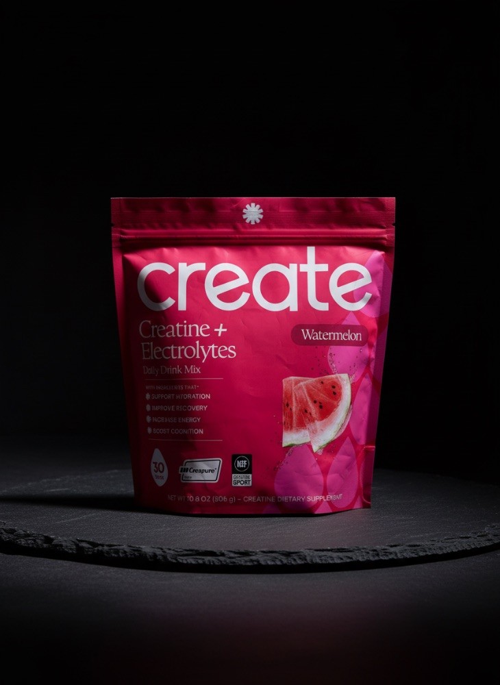 Create Creatine + Electrolytes Drink Mix Watermelon 30 Sticks NSF Certified NEW