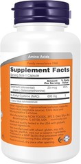 NOW NAC 600mg 100 Veg Capsules N-Acetyl Cysteine w/ Selenium Non-GMO