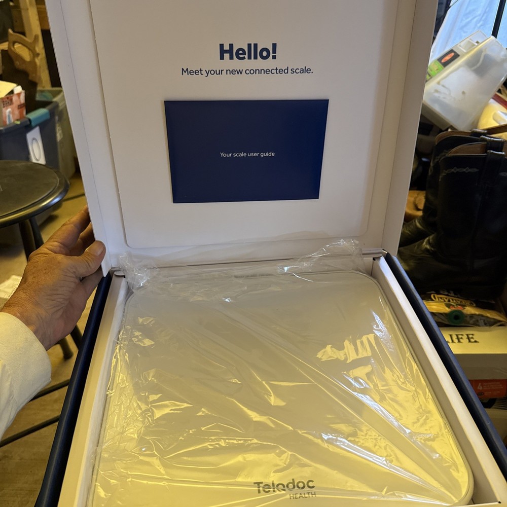 Teladoc Health Cellular Body Scale WM1500 UNUSED (Open Box) Livongo