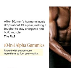 2 Pack – Root Labs 10-1 Alpha Gummies, 4000 mg. Pure Shilajit with KSM-66 60p