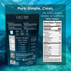 ENERGYBITS – Organic Spirulina Tablets – Plant-Based Algae Superfood – for Fo…