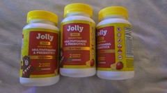 3 Pack Jolly Kids Sugar Free Multivitamin Prebiotics Gummies 60 Ct Ea Exp 01/27