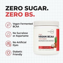 Type Zero Ultra Clean Vegan BCAA Powder + Electrolytes (Hawaiian Punch | 6G) 2:1