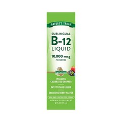 Nature’s Truth Vitamin B12 Liquid 10000mcg Sublingual Drops 2oz NEW Sealed