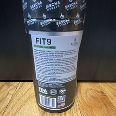 Sascha Fitness FIT9 Fat Loss Support Supplement 120 Veggie Capsules Vegetarian